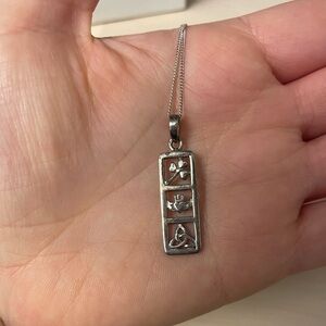 Irish Silver Necklace